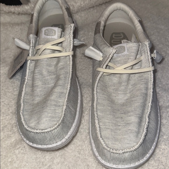 Men’s Hey Dude’s Wally Stitch Optic White 40021-1K3 - Picture 6 of 10